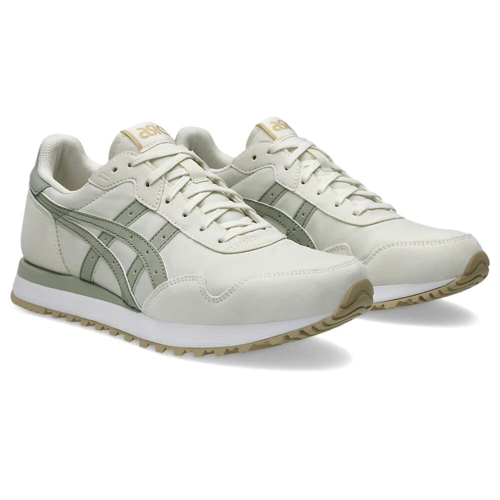 Asics Men's Tiger Runner II, Cream/Olive Grey, Size 10.5, NWT W/O BOX, 1203A293